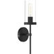 Lily 1 Light 4.75 inch Matte Black Wall Sconce Wall Light