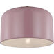 Malone 1 Light 10.75 inch Rose Ceiling Flush Mount Ceiling Light