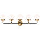 Ian K. Fowler Cafe LED 38.25 inch Satin Brass Wall Bath Fixture Wall Light