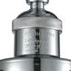 Franklin Restoration Olean LED 7 inch Polished Chrome Semi-Flush Mount Ceiling Light in Matte White Glass, Franklin Restoration