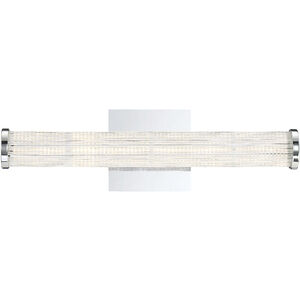 Braid LED Chrome Wall Sconce Wall Light