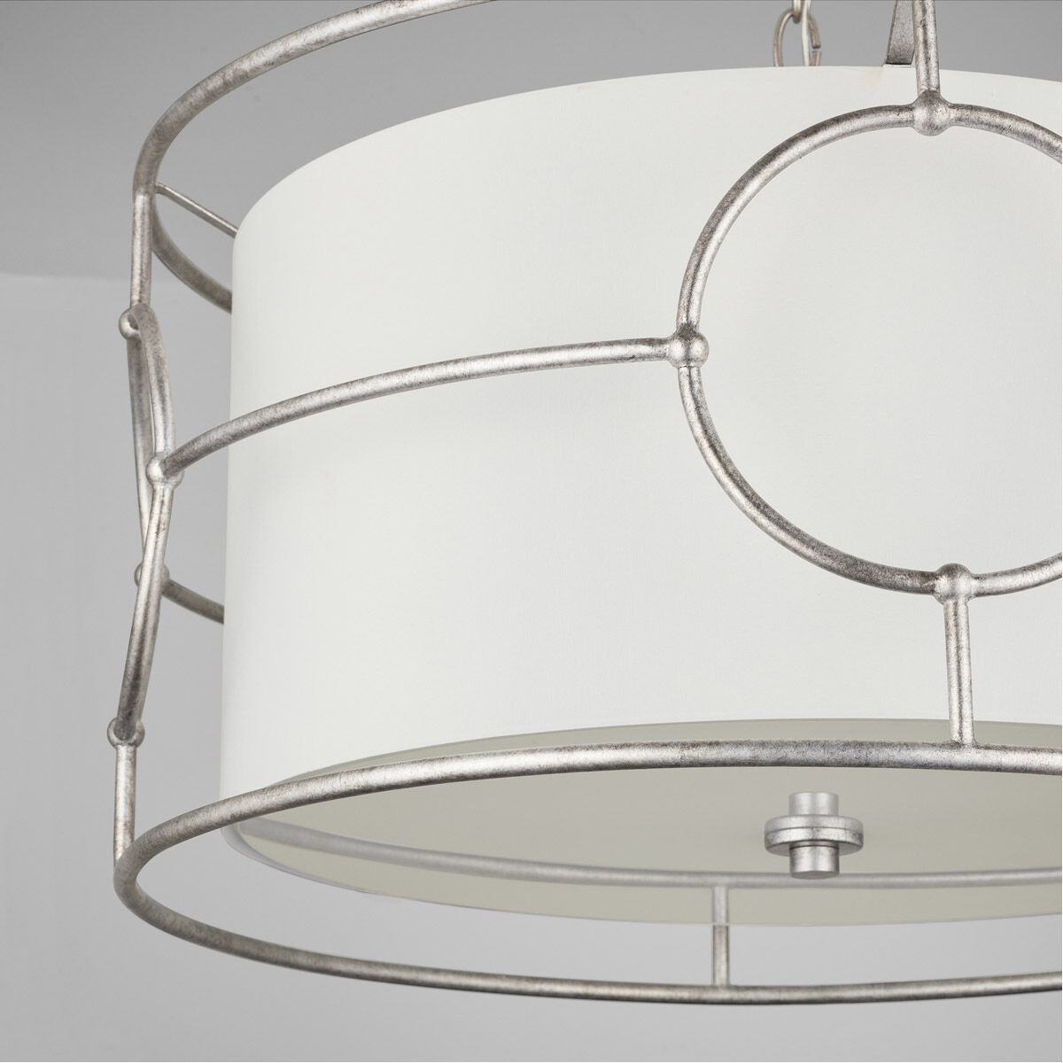 Oran 3 Light 22 inch Antique Silver Pendant Ceiling Light