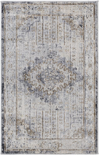 Liverpool 35 X 24 inch Black Rug in 2 x 3, Rectangle