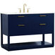 Larkin 48 X 22 X 34 inch Blue Vanity Sink Set