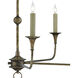 Nottaway 5 Light 36 inch Pyrite Bronze Chandelier Ceiling Light, Small