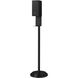 Luxe Matte Black Floor Standing Touchless Hand Sanitizer Dispenser