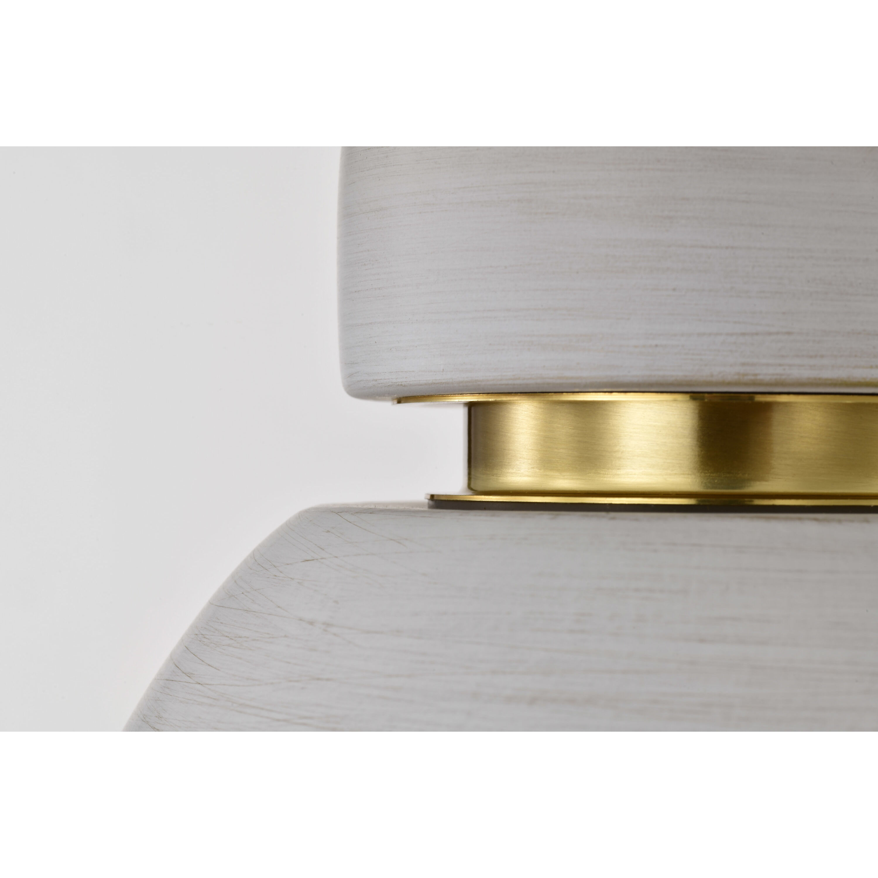 Collins 7.5 inch Brushed Brass Flush Mount Ceiling Light