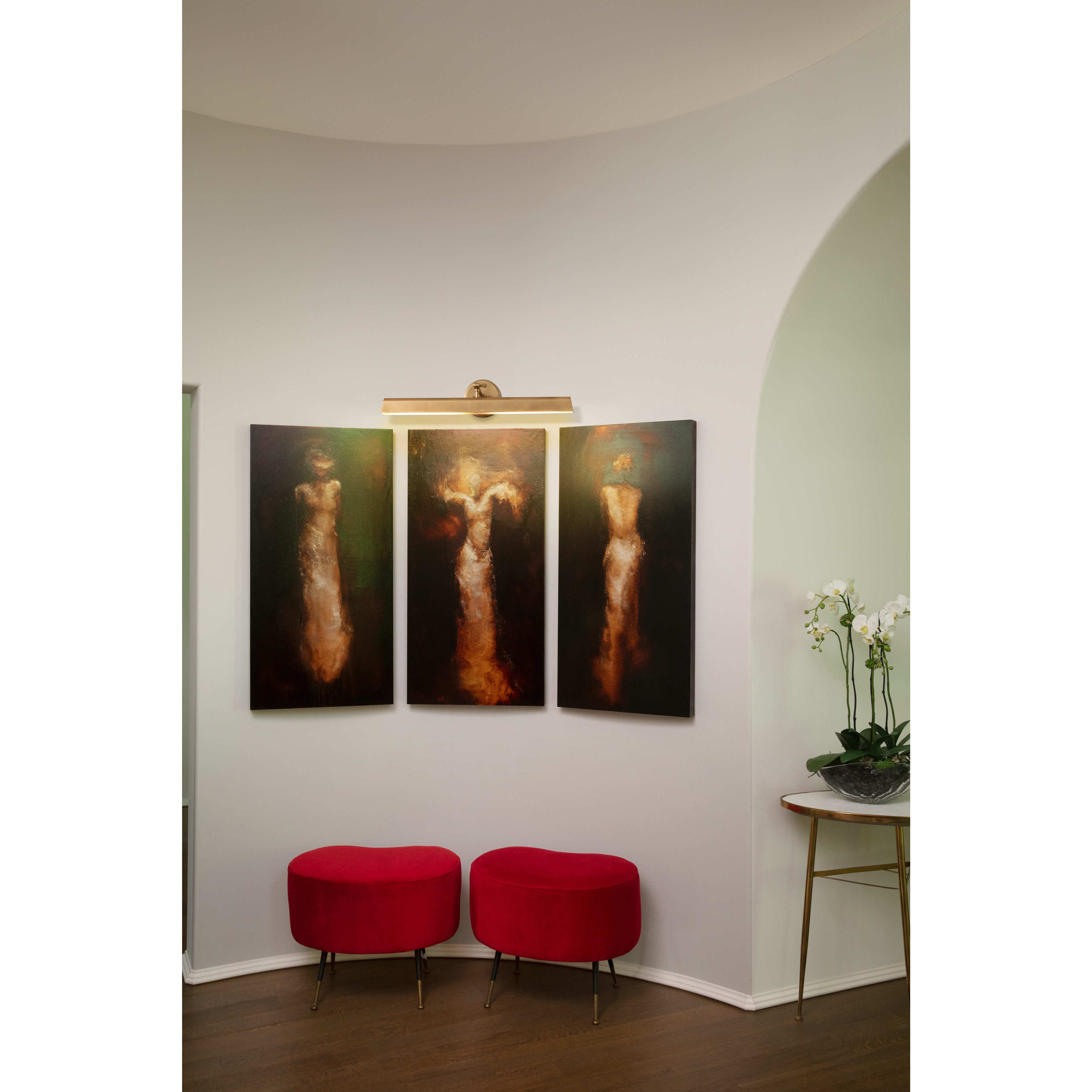 Arti 30 inch Heritage Brass Indoor Wall Sconce Wall Light