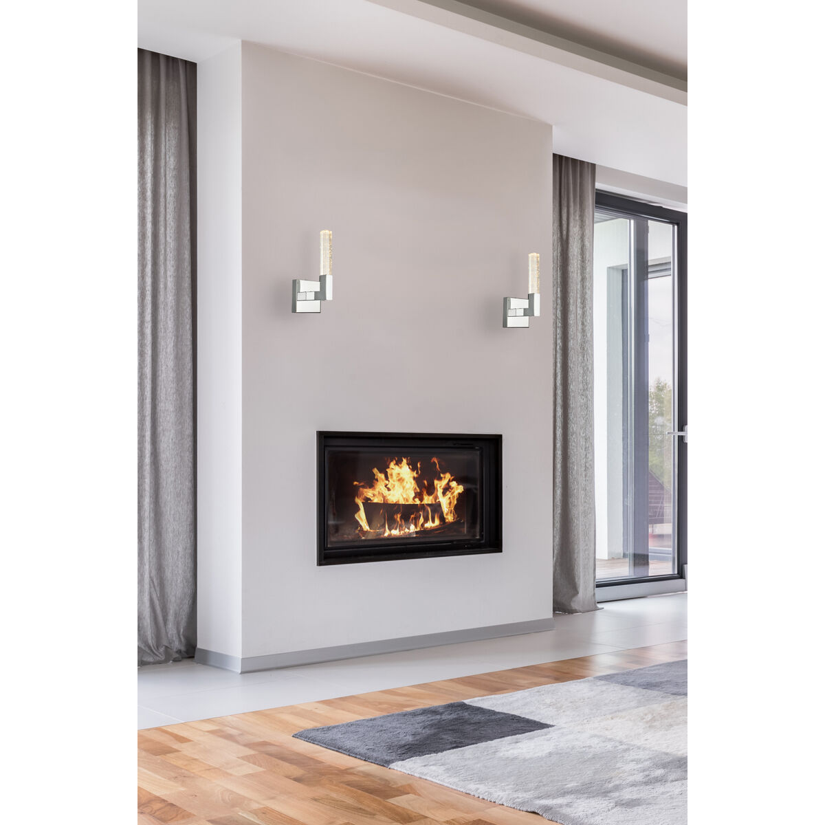 Noemi 1 Light 6 inch Chrome Wall Sconce Wall Light