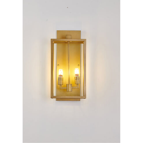 Canada 2 Light 7.75 inch Outdoor Wall Light