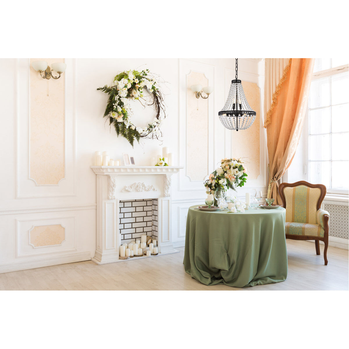 Valeria 5 Light 14 inch Black Pendant Ceiling Light