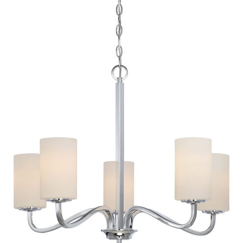 Willow 5 Light 27 inch Polished Nickel Chandelier Ceiling Light