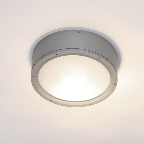 Tube LED 12 inch Graphite Outdoor Flush