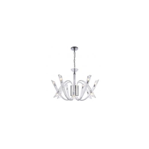 Canada LED 31 inch Chrome Chandelier Ceiling Light