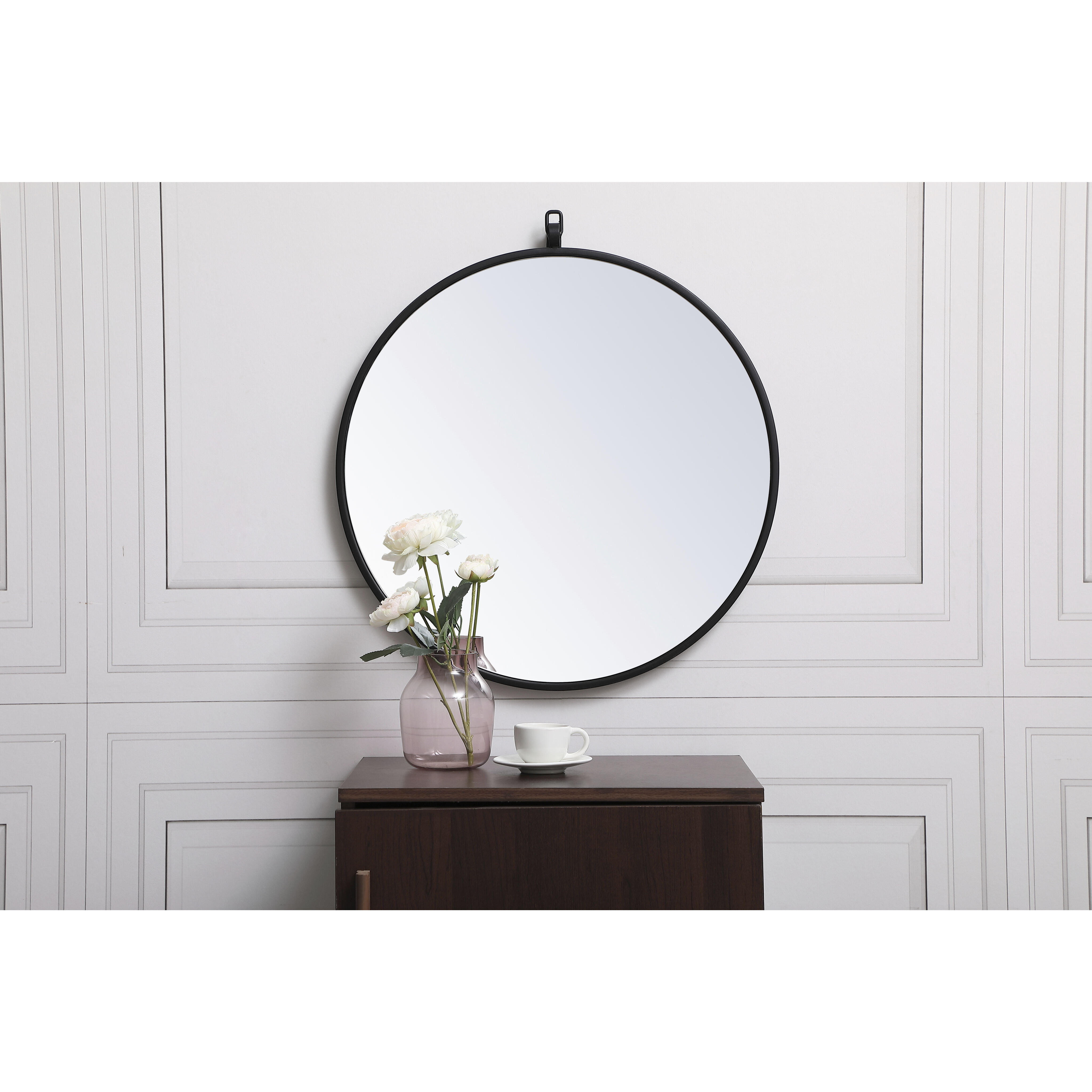 Eternity 21 X 21 inch Black Wall Mirror
