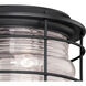 Hyannis 2 Light 12.63 inch Textured Black Outdoor Ceiling