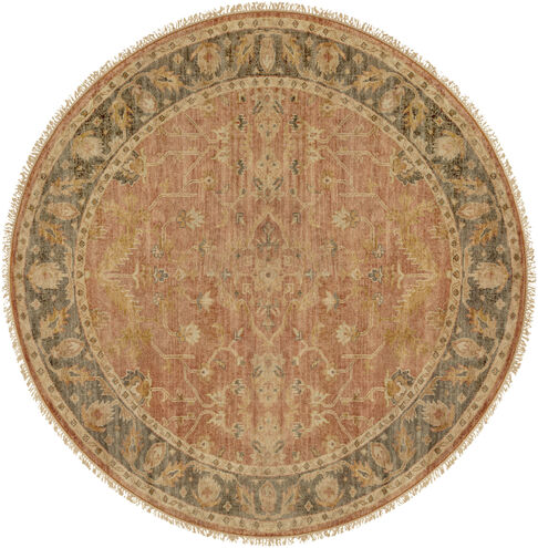 Hillcrest 96 X 96 inch Brown Rug in 8 Ft Round, Round