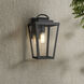 Brenwick 1 Light 14.5 inch Powder Coated Black Outdoor Wall Sconce