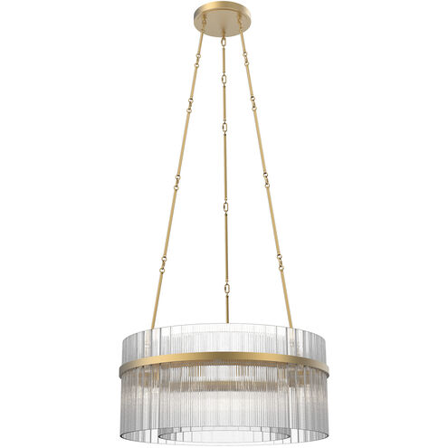 Carlisle 12 Light 35.88 inch Vintage Brass Chandelier Ceiling Light