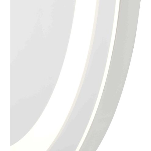 Captarent LED 28 X 22 inch White Led Illuminated Mirror