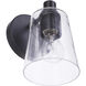 Emilio 1 Light 5 inch Flat Black Wall Sconce Wall Light