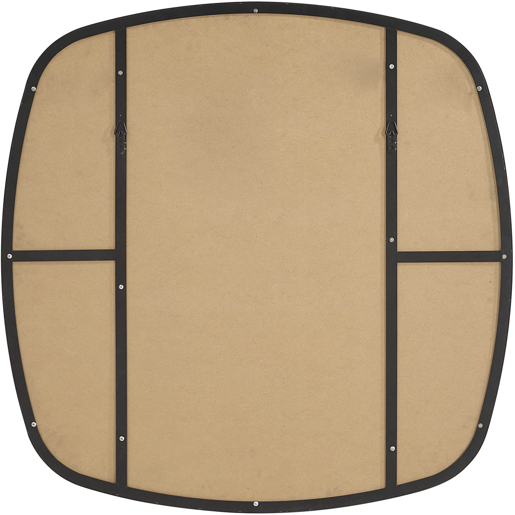 Sparti 36 X 36 inch Matte Black Wall Mirror