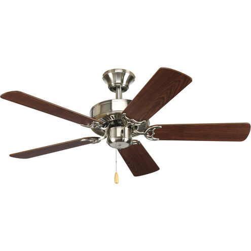 AirPro 42 inch Brushed Nickel with Cherry/Natural Cherry Blades Ceiling Fan