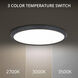 Argo LED 15 inch Black Flush Mount Ceiling Light