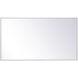 Monet 36 X 20 inch White Wall Mirror