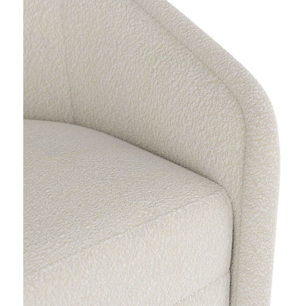 Aljona 32 inch Cream Swivel Chair