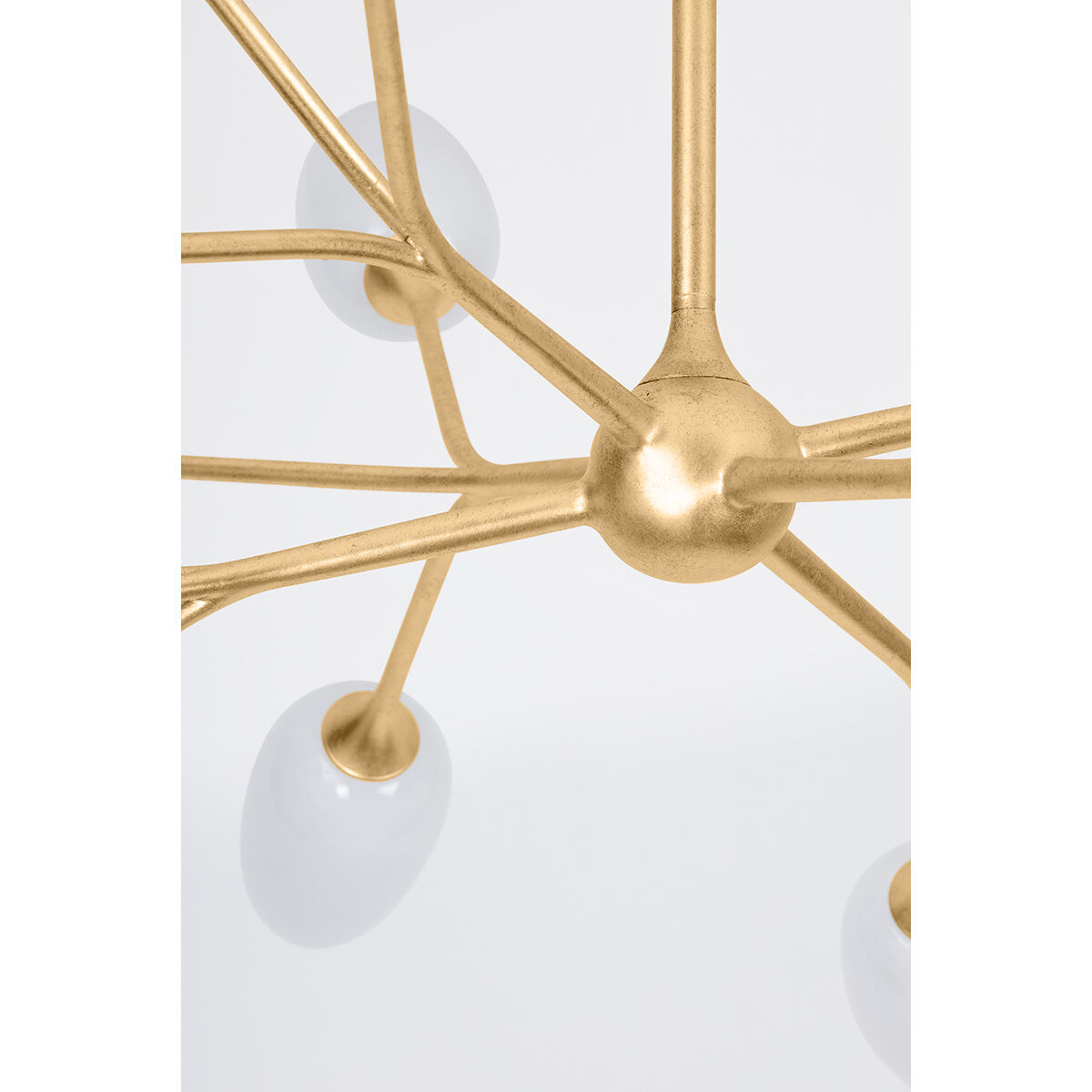 Aldean 18 Light 44 inch Vintage Gold Leaf Chandelier Ceiling Light