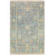 Zainab 108 X 72 inch Ink Blue Rug in 6 X 9, Rectangle