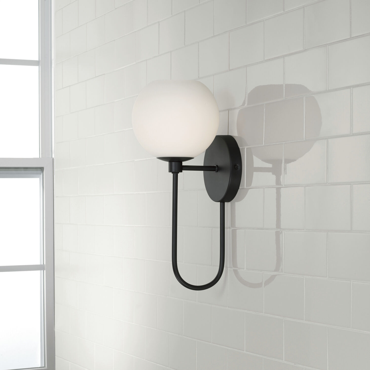 Ansley 1 Light 6.5 inch Matte Black Sconce Wall Light