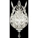 Crystal Laurel Wall Sconce Wall Light in Silver Leaf