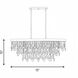 Livorno 8 Light 36 inch Noble Brass Linear Chandelier Ceiling Light, Oval