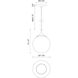 Alora Mood Nouveau 1 Light 7.88 inch Aged Gold Pendant Ceiling Light