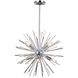 Sunburst 8 Light 19.00 inch Chandelier