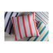 Mobjack Bay 26 X 26 inch Blue and Off-White Outdoor Throw Pillow