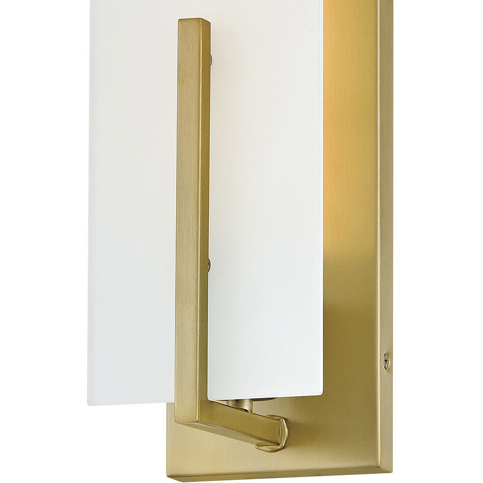 Roman 1 Light 5 inch Lacquered Brass Bath Sconce Wall Light
