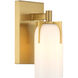 Caldwell 1 Light 4.75 inch Warm Brass Bathroom Vanity Light Wall Light