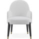 Luna Palmer Dining Chair, Wooden, Upholstered