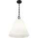 Alaric 3 Light 18 inch Matte Black Pendant Ceiling Light