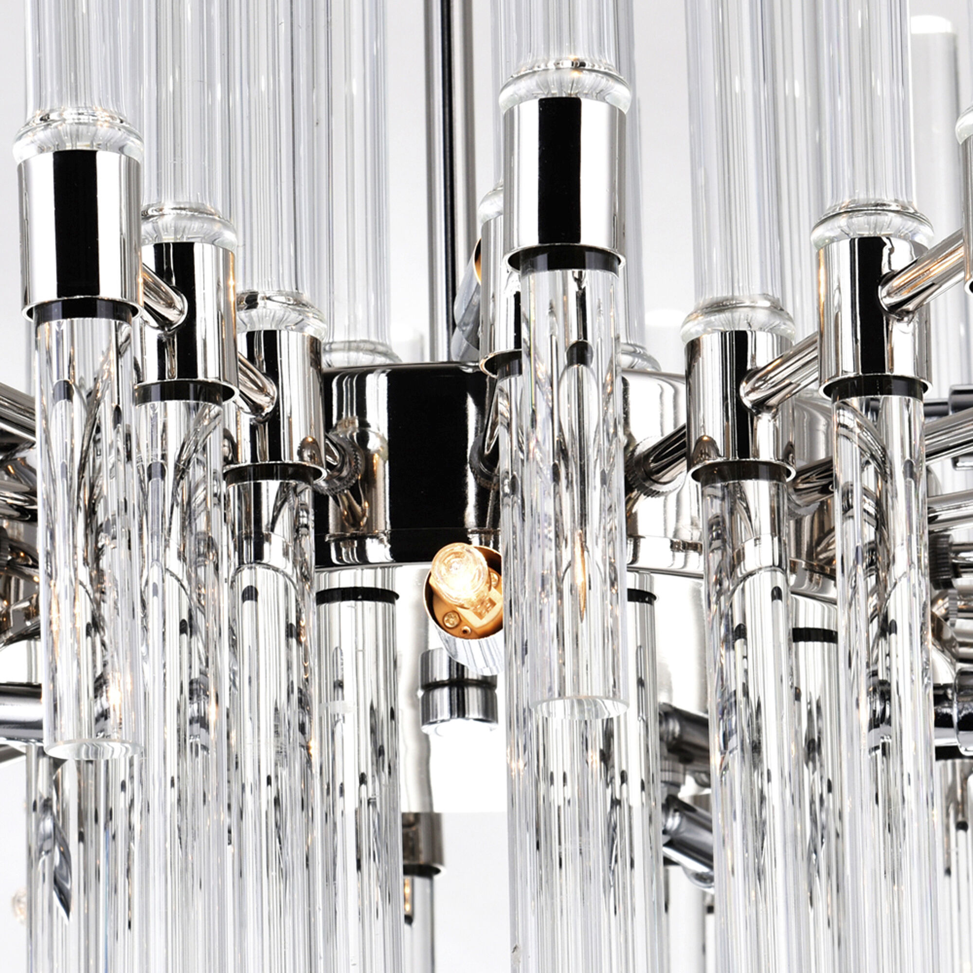 Miroir 10 Light 26 inch Polished Nickel Chandelier Ceiling Light