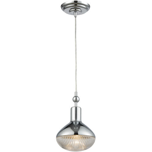 Ravette 1 Light 6 inch Polished Chrome with Clear Mini Pendant Ceiling Light