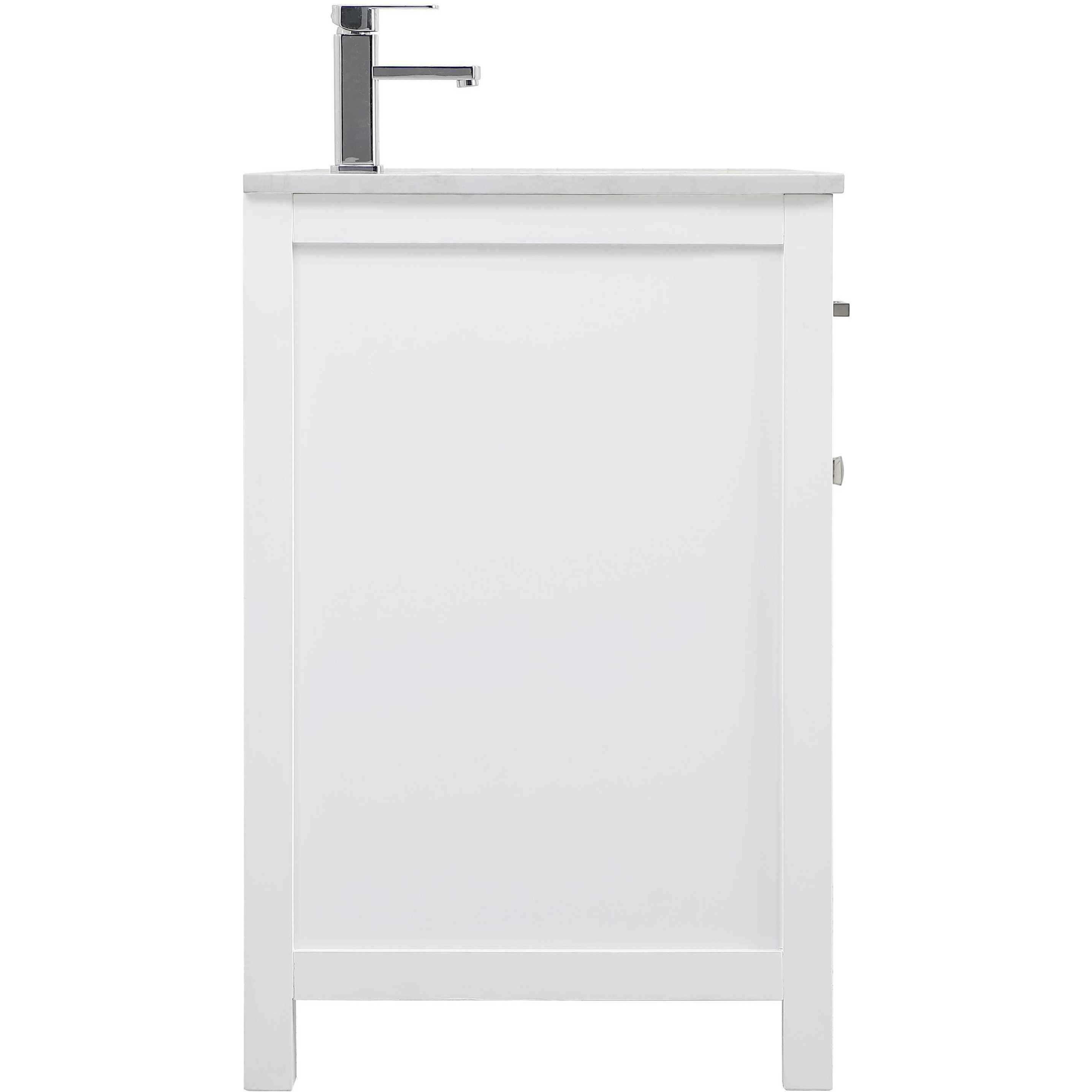 Lewis 48 X 22 X 34 inch White Vanity Sink Set