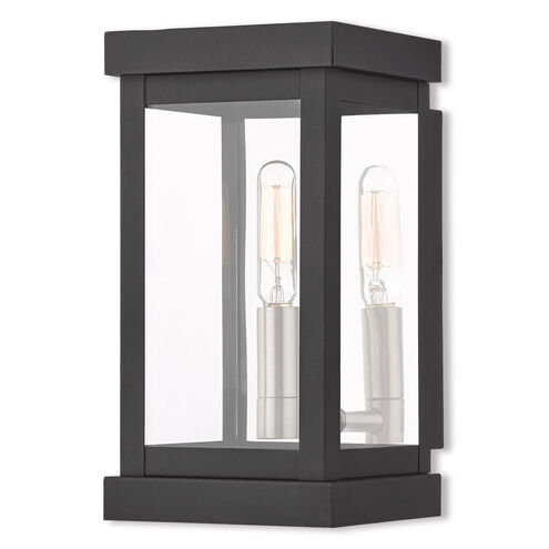 Hopewell 1 Light 9 inch Black Outdoor Wall Lantern