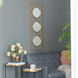 Anita 43.3 X 15.7 inch Gold Wall Mirror