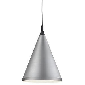 Dorothy 1 Light 16 inch Brushed Nickel with Black Detail Pendant Ceiling Light