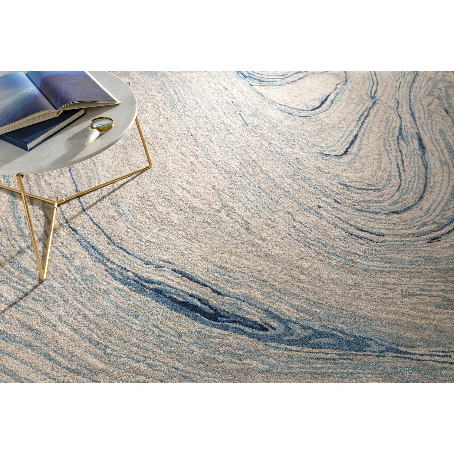 Kavita 144 X 144 inch Gray Rug in 12 Ft Round, Round