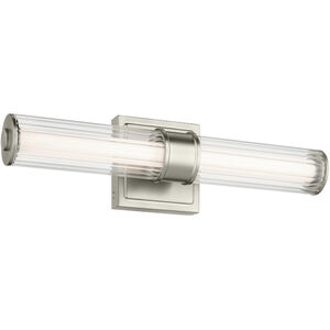 Laurene LED 18.5 inch Brushed Nickel Linear Bath Bar Wall Light, Small